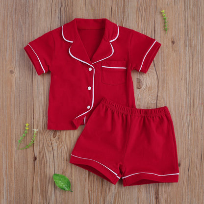 Ensemble Pyjama Doux : Chemise à Manches Courtes et Short Assorti