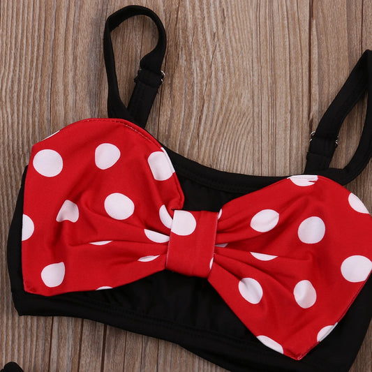 Minnie Style : Adorable maillot de bain pour bébés et petites filles de 0 à 5 ans