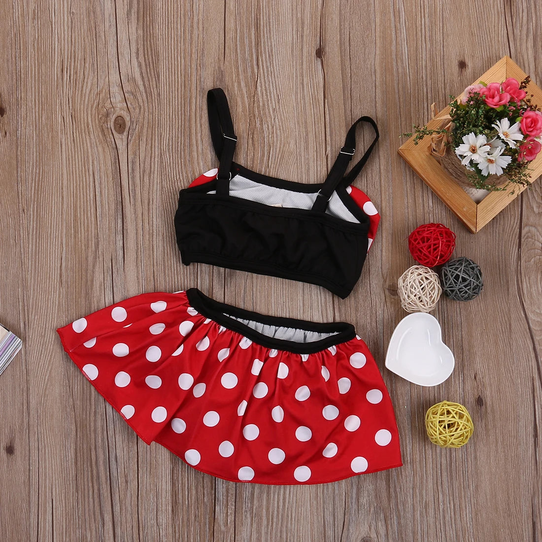 Minnie Style : Adorable maillot de bain pour bébés et petites filles de 0 à 5 ans