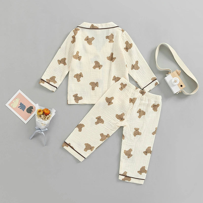 Ensemble Pyjama Ourson pour enfants : Douce Nuit Assurée !