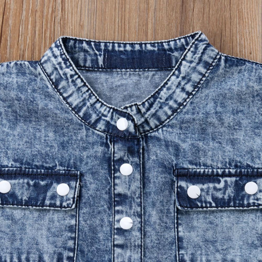 Style Décontracté : Combinaison en Jean pour Bébés Filles